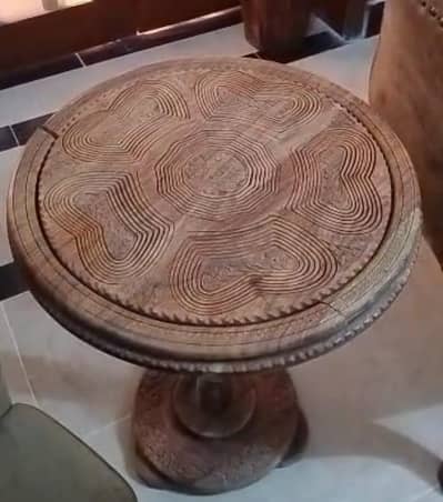 Wooden Crafted side table / dry fruit tray