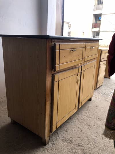 Wooden Kitchen counter