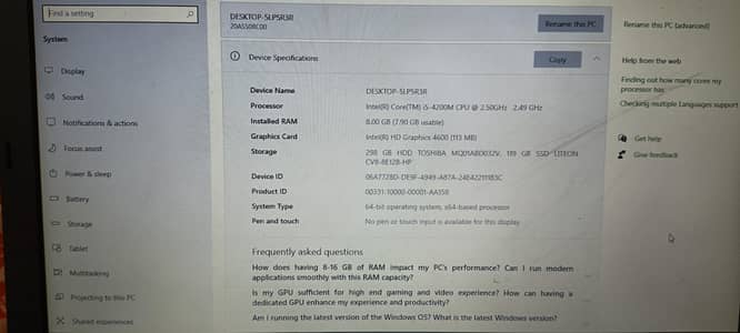 Office Work Laptop ThinkPad