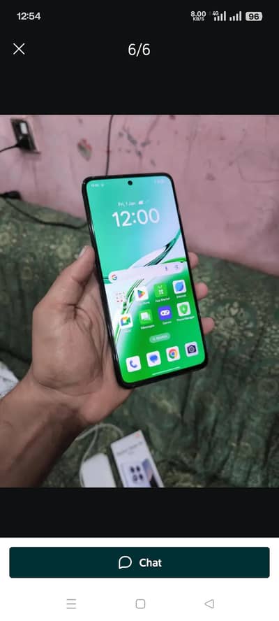 oppo Reno 12f complete box all okay
