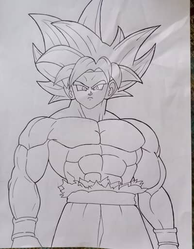 Goku from dragon ballz super