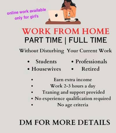 Online Work/Online Job/part time job/Online Business