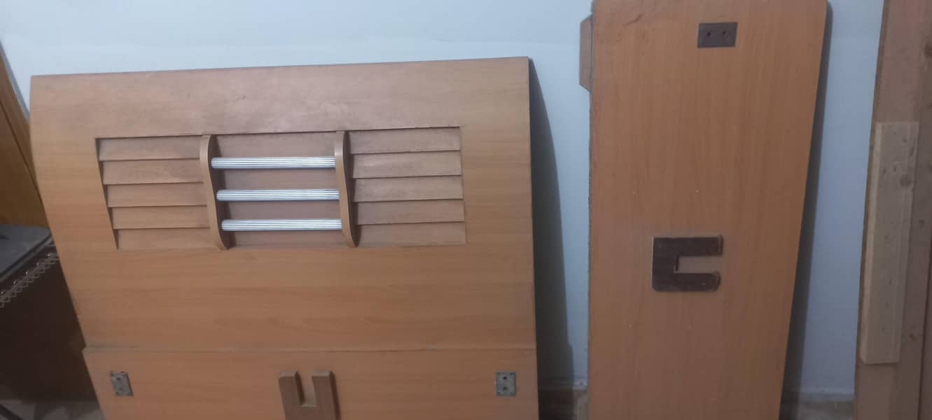 single Bed with side table 0