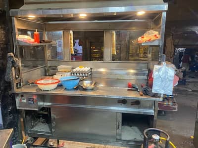 Full Size Burger & Shawarma Counter Selling Urgent
