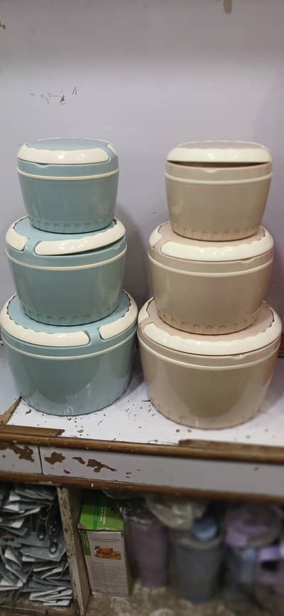 Hot pot Set 3 pcs donga set Stainless steel hot and cold set