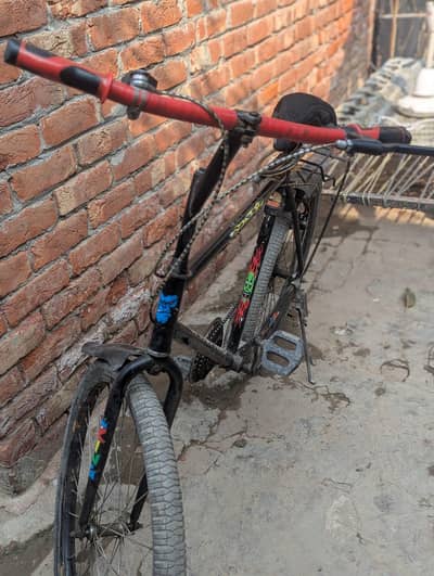 Used Bicycle for Sale,Black bicycle with Gears