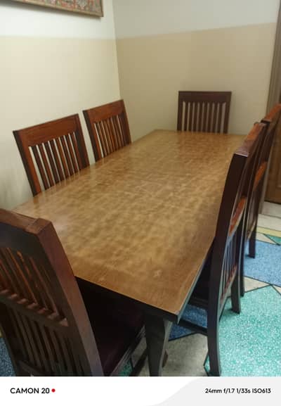 6 Seater Dining Table Set