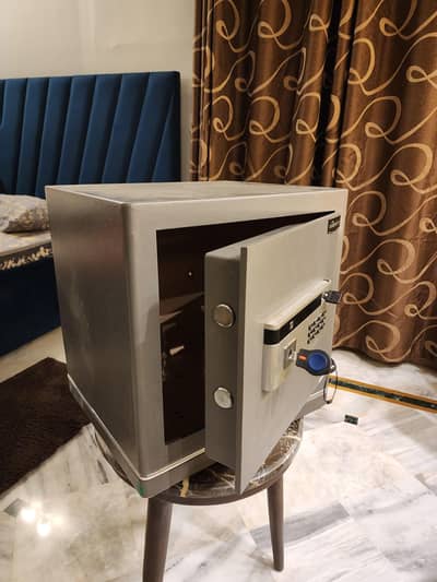 Heavy-Duty Digital Locker Safe with Key & Numpad