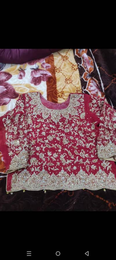 Bridal dress for sale only 1 time wear.