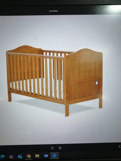 Mother Care Wooden Baby Cot