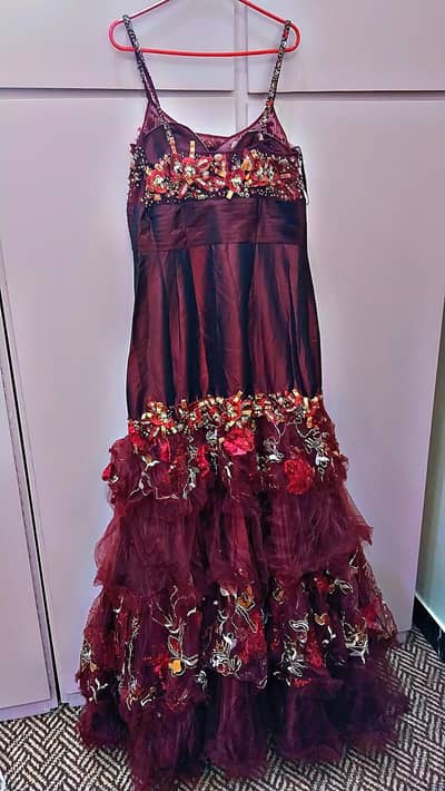 Mahroon Frock Urgent
