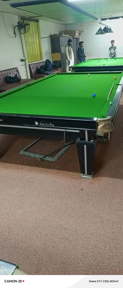 snooker table