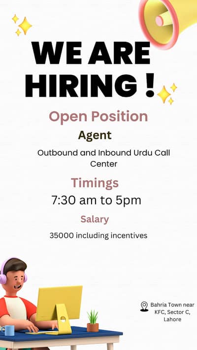 Requird urgent female receptionist