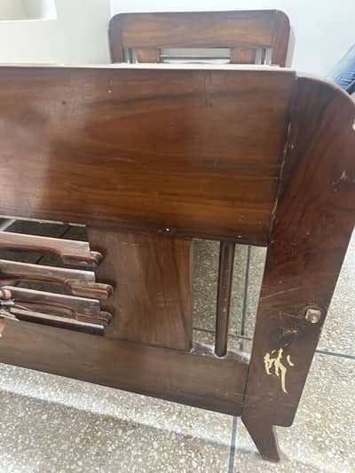 Single Bed old wood