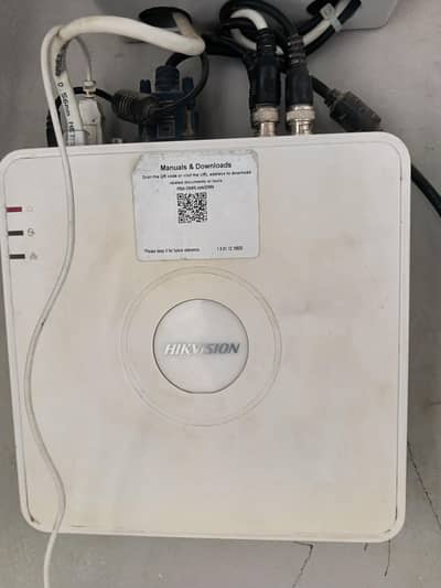 hike vision DVR 4 chanal only DVR sale. charger and dvr  Description
