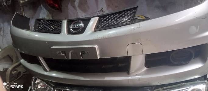 Nissan Wing rood Front Bumper