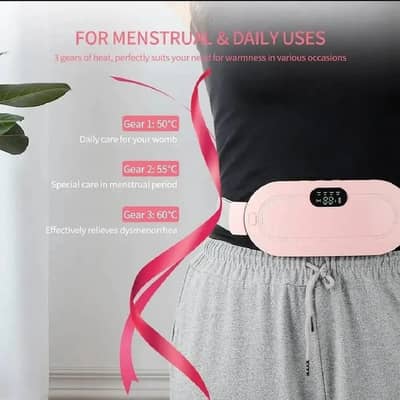 Portable Electric Period Cramp Heating Belt for Wellness and Self care