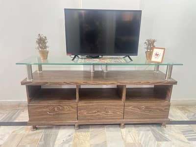 Glass Top Tv Console