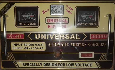 National Voltage Stabilizer