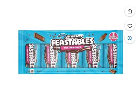 MR BEAST feastables USA 5 bars