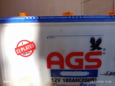 Almost New (5 months used) Battery 180 AH