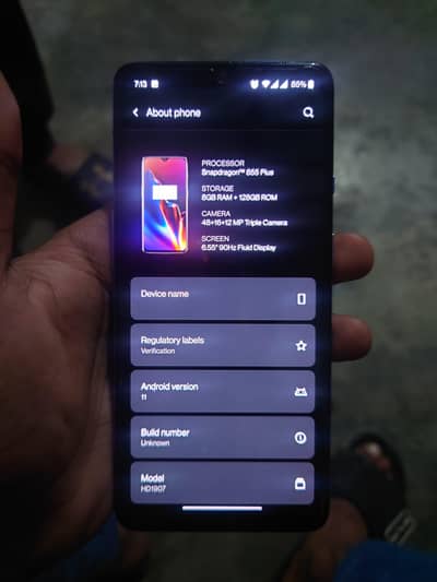OnePlus 7t 8/128 Pubg Lover 90FPS