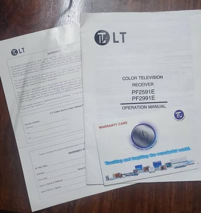 Coloured TV LT World 25 inches