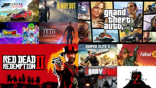 GTAV/CRICKET26/TEKKEN 8 PC GAMES INSTALL KRWAYE ALL OVER PAKISTAN