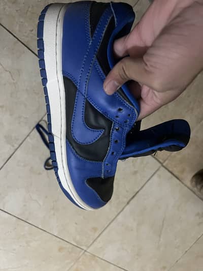 Nike dark blue low dunks