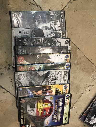 PC gaming original DVDs