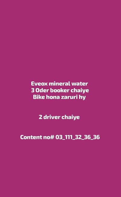 Eveox mineral water