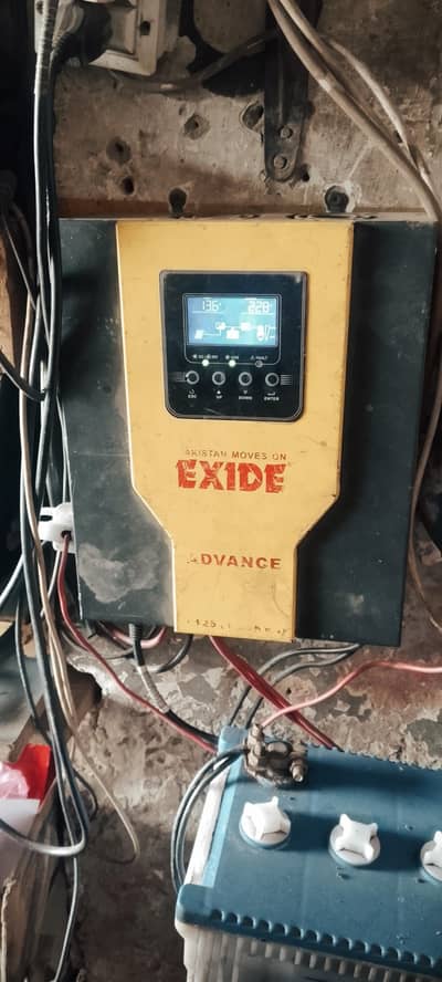 Exide compny ups + 19 plate osaka battery all ok khanpur 03322921998