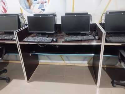 wooden table for pc laptop