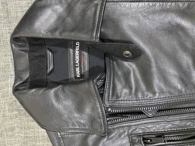 Karl Lagerfeld Original Leather Jackets Armani Boss Prada north face