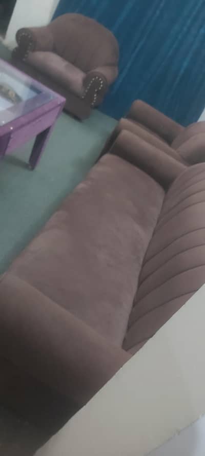 6 seaters sofa recently poshish done soft foam ghauri vip ki