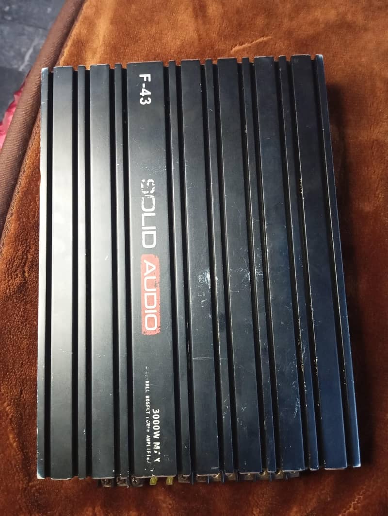 Solid audio amplifier 4 channel 5