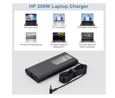 HP 200W Blue Pin Laptop Charger & Asus 230w chargers available