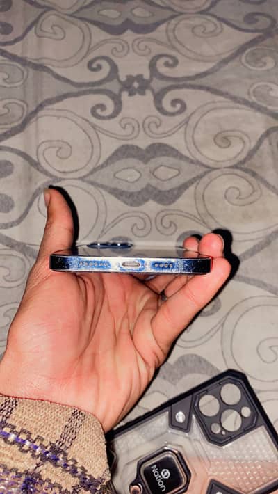 12 pro max jv hai 256Gb display msg hai front camry ma dust hai jast