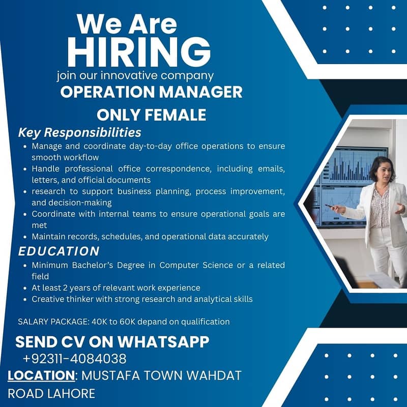 OPERATION MANAGER 0