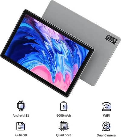 YUMKEM Tablet 10.1 inch, 4GB 64 GB storage