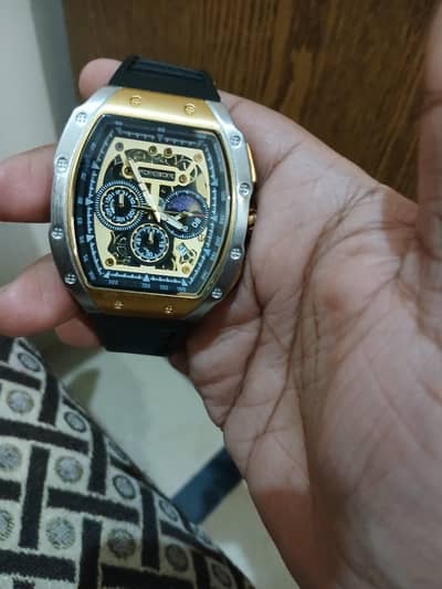 Heavy Weighted Chronograph Watch