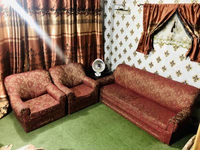 Three pieces sofa set