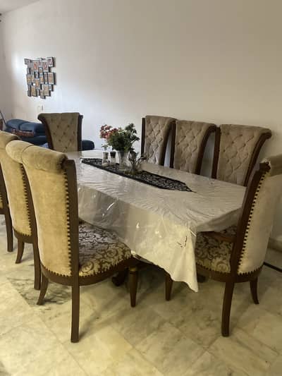 Move out sale urgent. dining table 8 seater