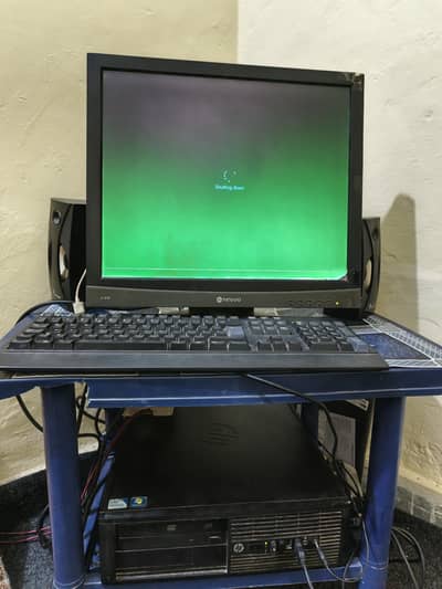 Core 2 Duo Desktop PC Setup | 4 GB RAM/ 250 HDD | Monitor and Cables