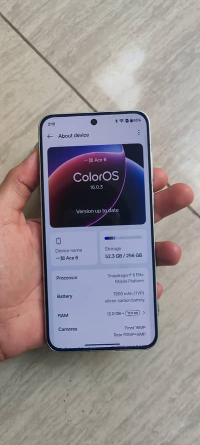 OnePlus ace 6