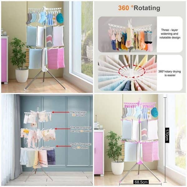 Cloth Dryer Stand Double Heavy Duty - Box Packing