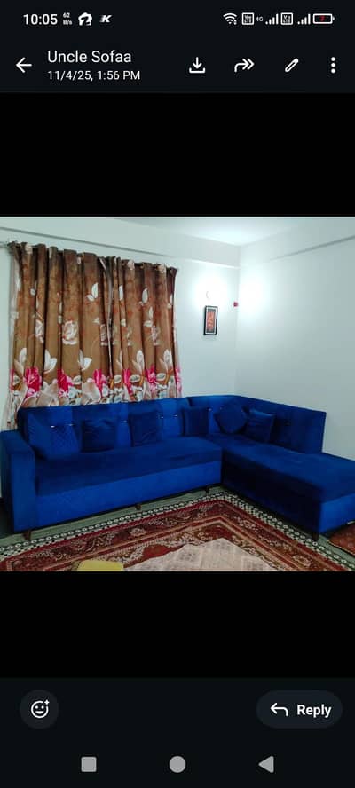 sofa set l shape urgent sale