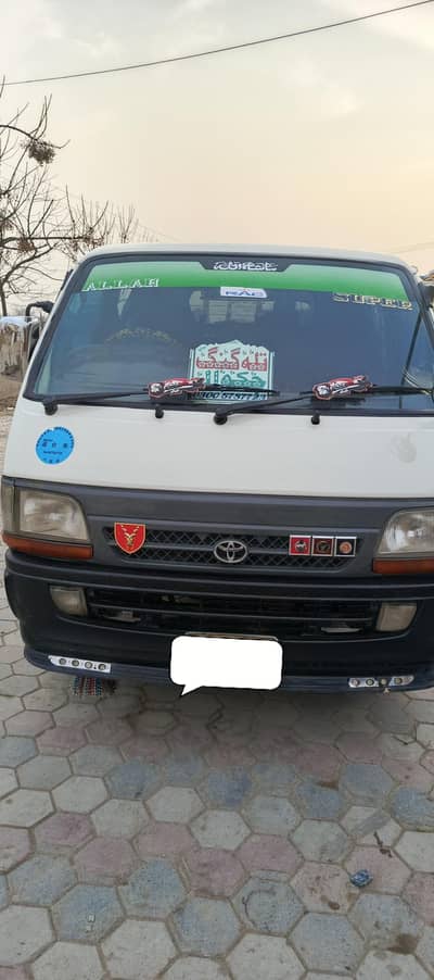 Toyota hiace 1991 model quota 2003 110