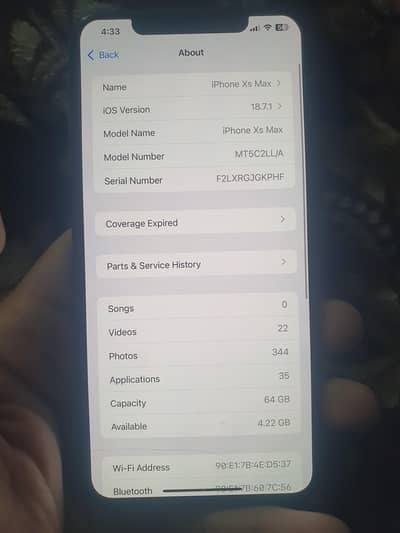iPhone Xs Max 64gb FU