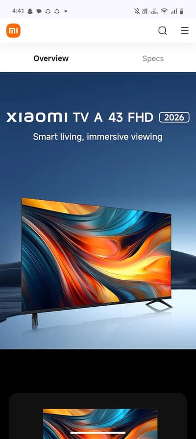 Xiaomi Tv A 43 FHD  for sale